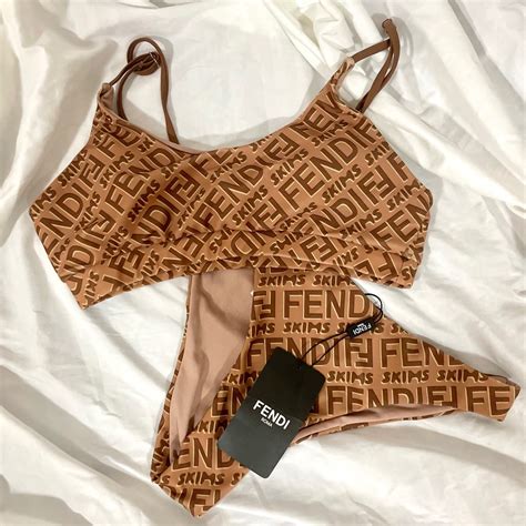 fendi skins price|fendi x skims swimsuit.